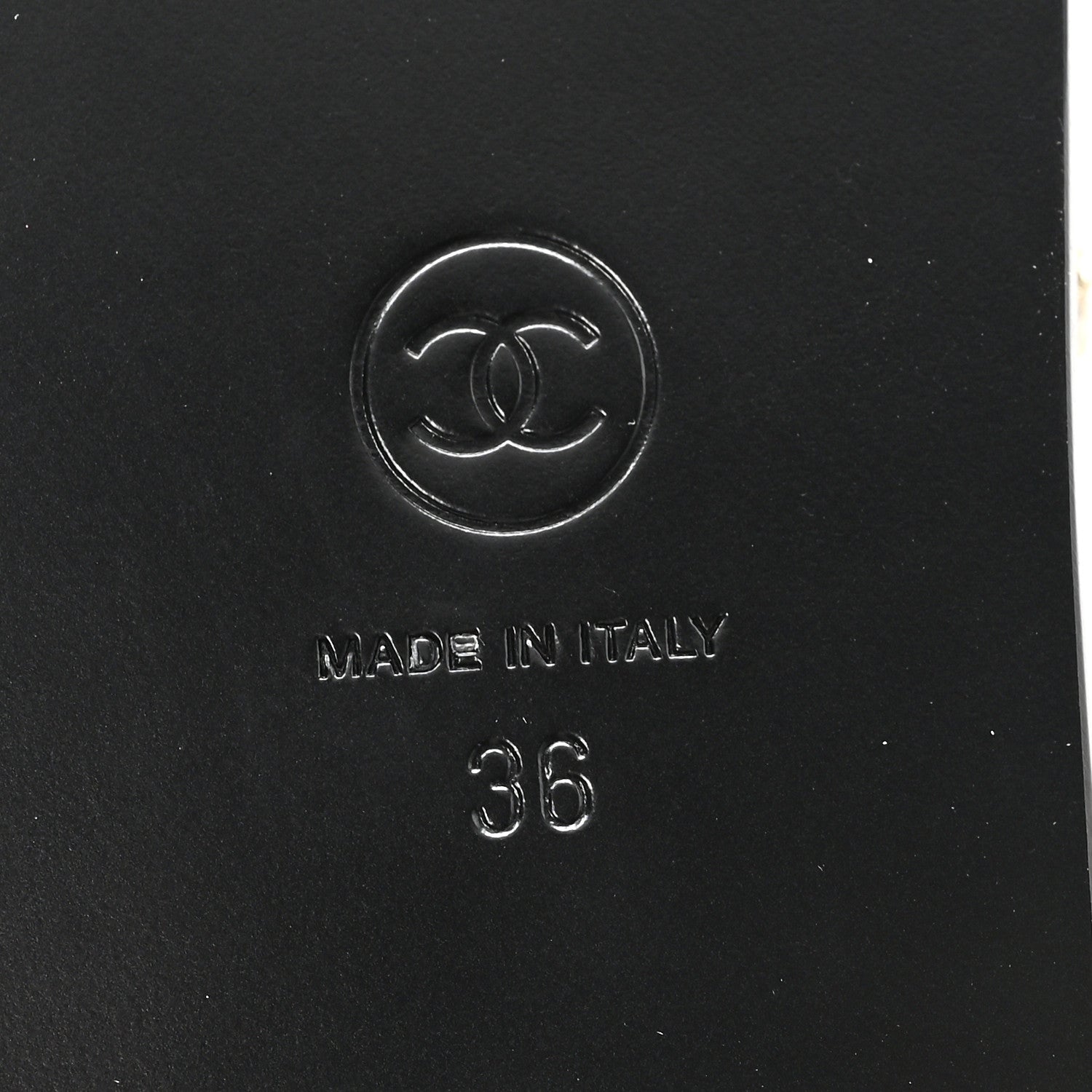 Chanel Calfskin Multi Chain CC Sandals 37 Black 36 Black 7 of 10