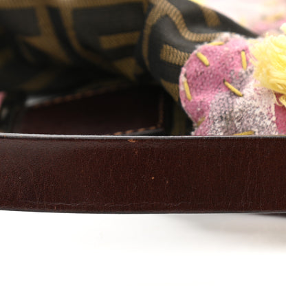 Fendi Zucca Flower Applique Baguette Tobacco 11 of 11