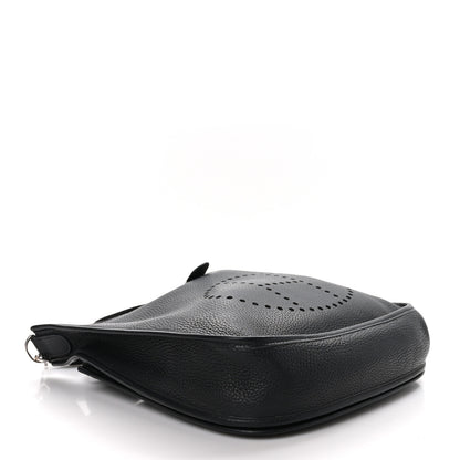 Hermes Taurillon Clemence Evelyne II PM Black 4 of 10