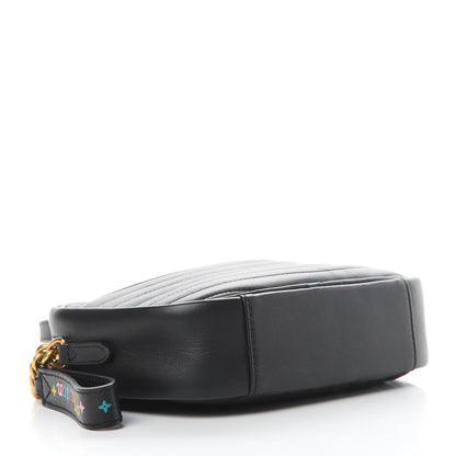 Louis Vuitton Calfskin New Wave Camera Bag Black 4 of 11