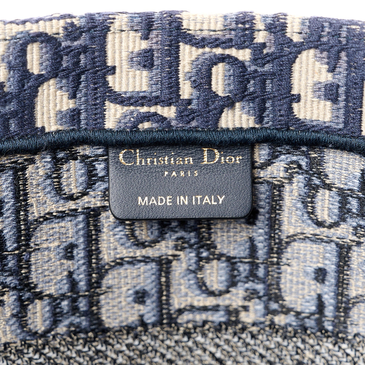 Christian Dior Oblique Medium Book Tote Blue Multicolor 6 of 10