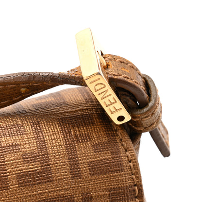 Fendi Zucchino Spalmati Vitello Mini Mama Baguette Gold 11 of 12