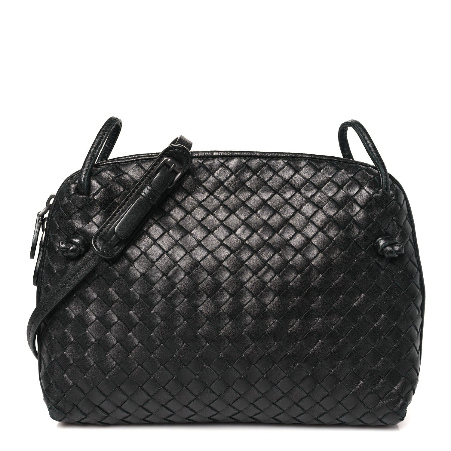 Bottega Veneta Nappa Intrecciato Nodini Bag Black 1 of 12