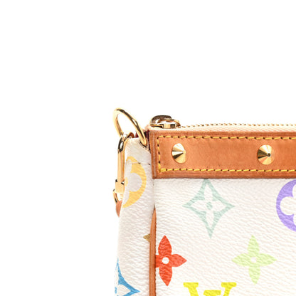 Louis Vuitton Monogram Multicolor Pochette Accessories White 13 of 14