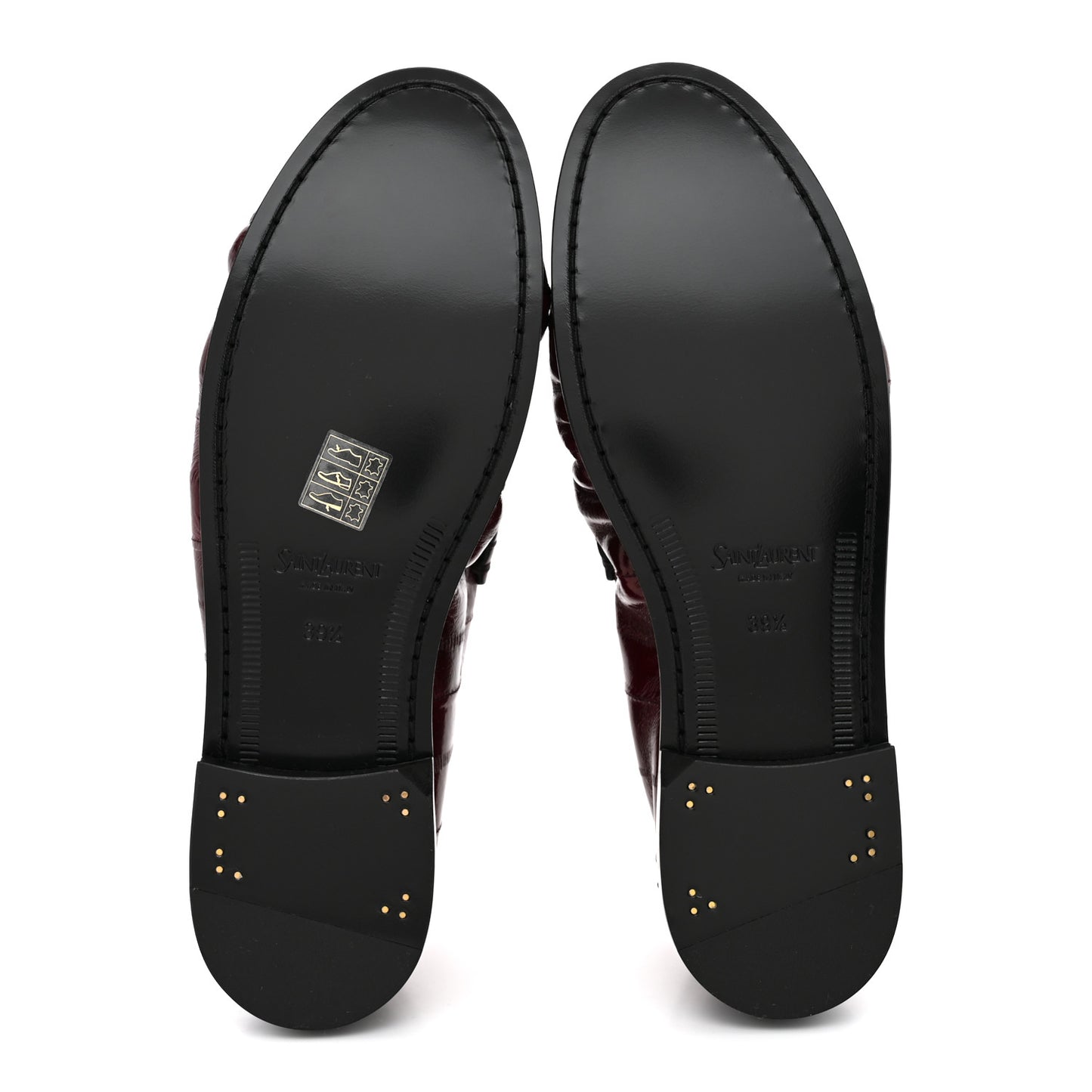 Supple Eel Le 15 Loafer Penny Slippers 39.5 Burgundy