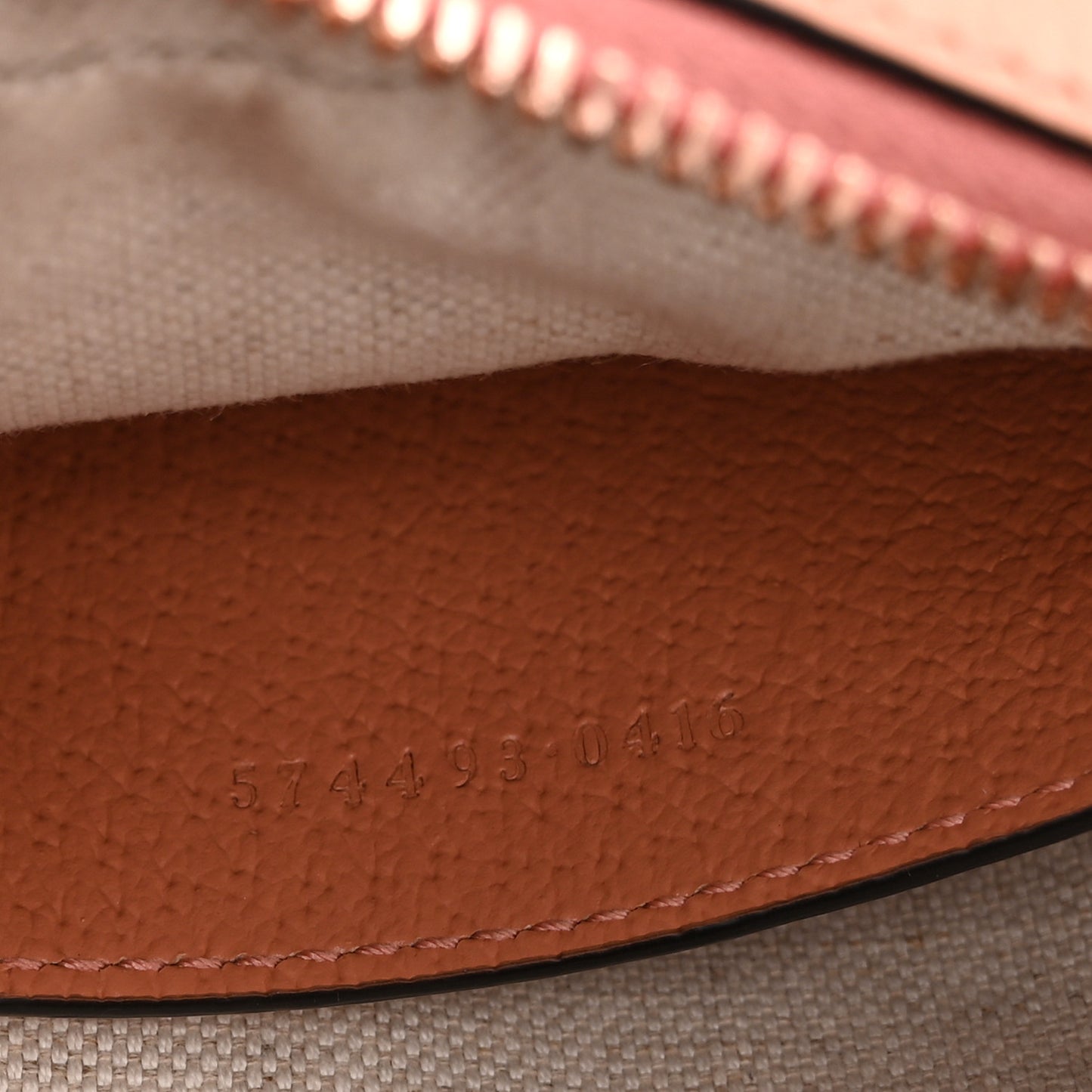 Monogram Textured Dollar Calfskin Mini Ophidia Shoulder Bag Cloche Rose Pink