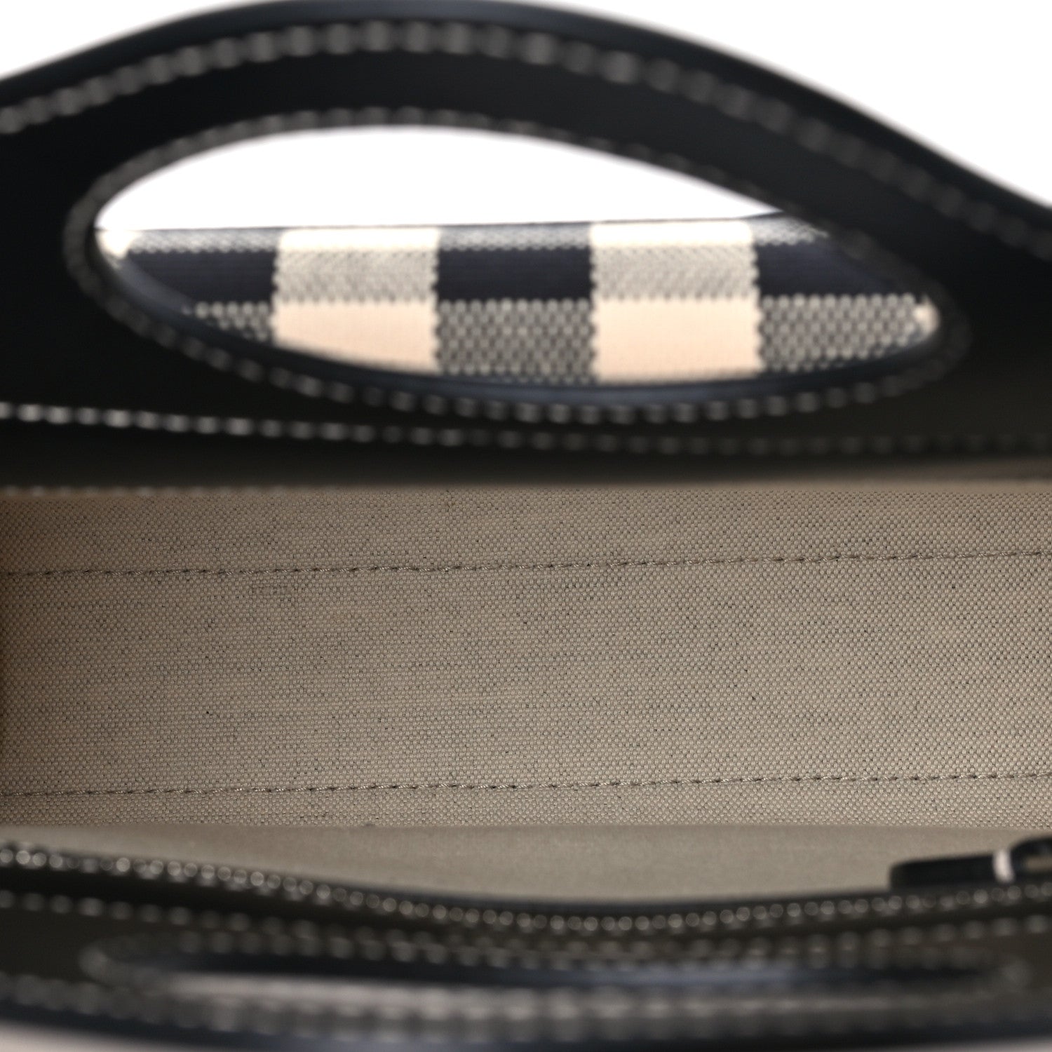 Burberry Smooth Calfskin Archive Canvas Check Mini Pocket Bag Butter Beige Black Butter Beige Black 5 of 9