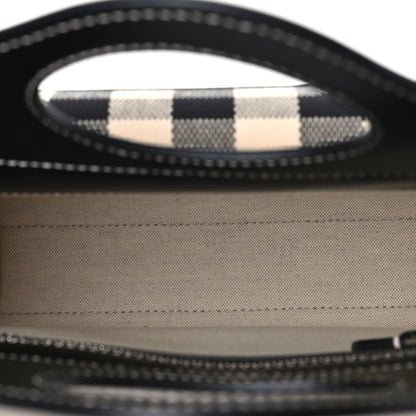 Burberry Smooth Calfskin Archive Canvas Check Mini Pocket Bag Butter Beige Black Butter Beige Black 5 of 9