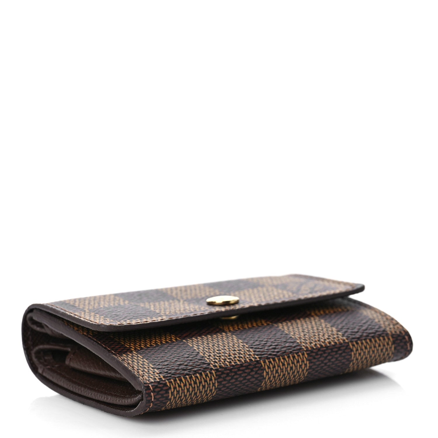 Louis Vuitton Damier Ebene Porte-Monnaie Plat Coin Purse 4 of 9