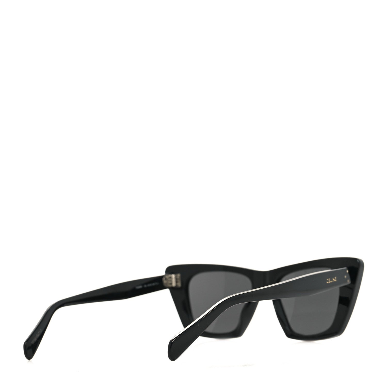Celine Acetate Cat Eye Sunglasses CL40187I Black 4 of 9