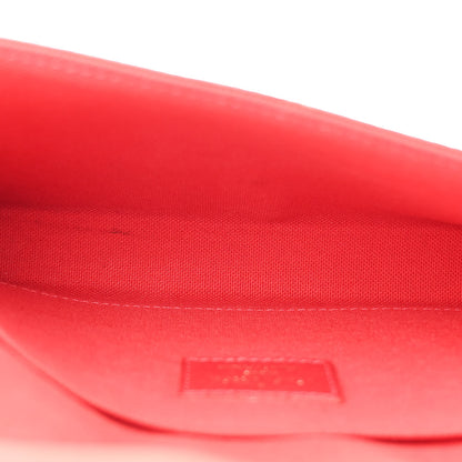 Louis Vuitton Damier Ebene Pochette Felicie Chain Wallet 5 of 13