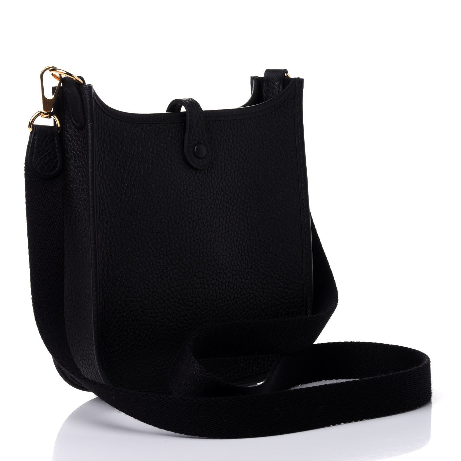 Hermes Taurillon Clemence Evelyne TPM Black 2 of 4