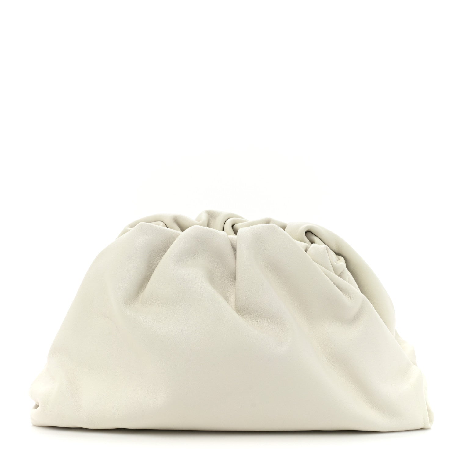 Bottega Veneta Smooth Butter Calf The Pouch Oversized Clutch Mist 1 of 8