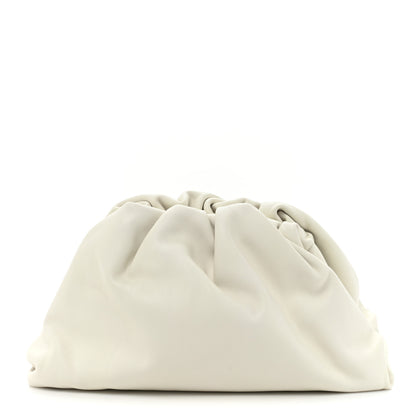 Bottega Veneta Smooth Butter Calf The Pouch Oversized Clutch Mist 1 of 8