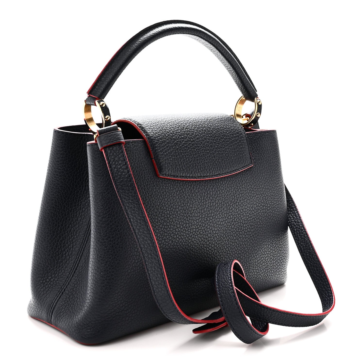 Louis Vuitton Taurillon Capucines PM Marine Rouge 3 of 9