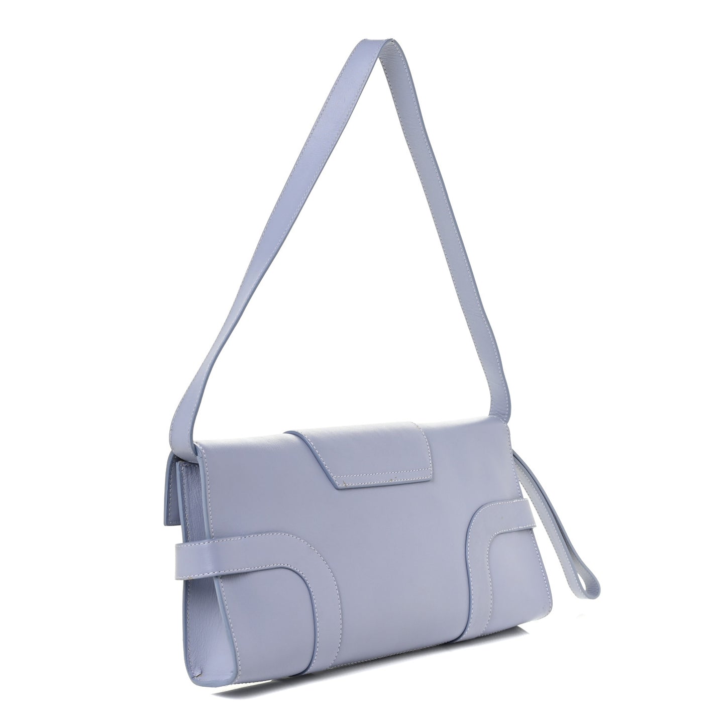 Calfskin Motherwell Clutch Lilac