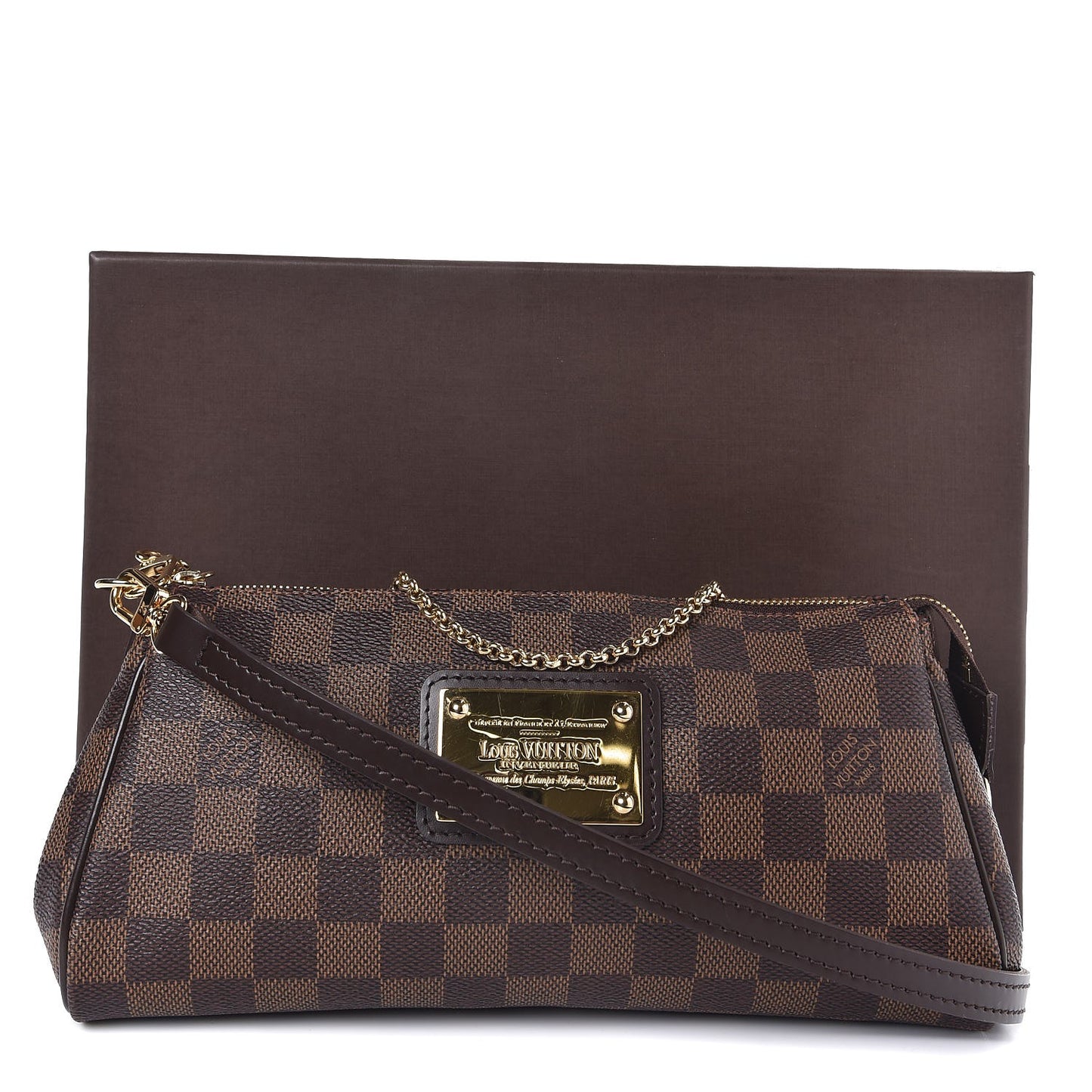 Damier Ebene Eva Clutch