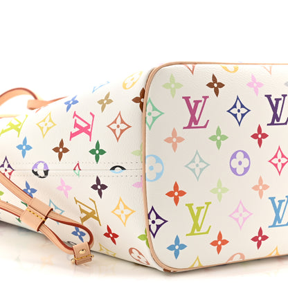 Louis Vuitton LV X TM Monogram Multicolor Neverfull MM White 9 of 11
