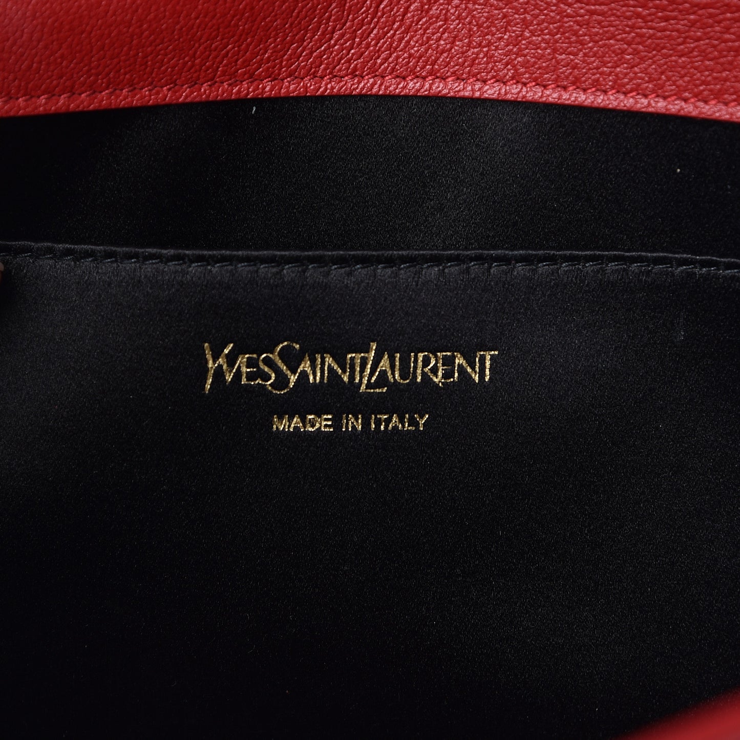 Calfskin Large Belle De Jour Clutch Red