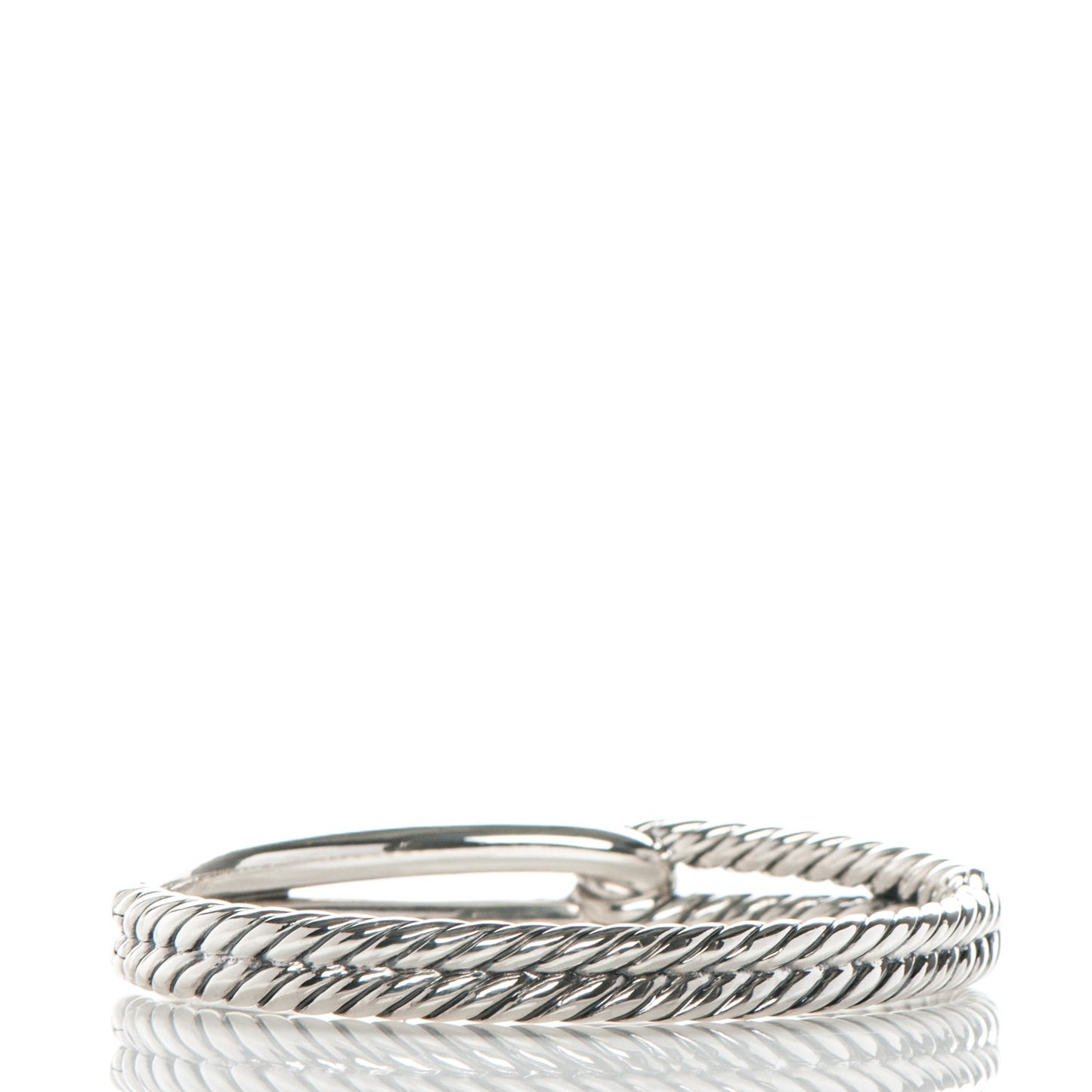Sterling Silver 10mm Single Loop Labyrinth Bracelet