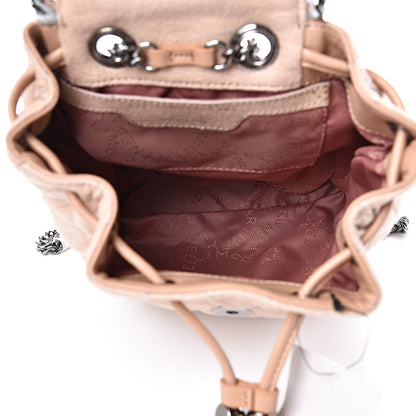 Stella McCartney Shaggy Deer Quilted Mini Falabella Backpack Powder 5 of 9