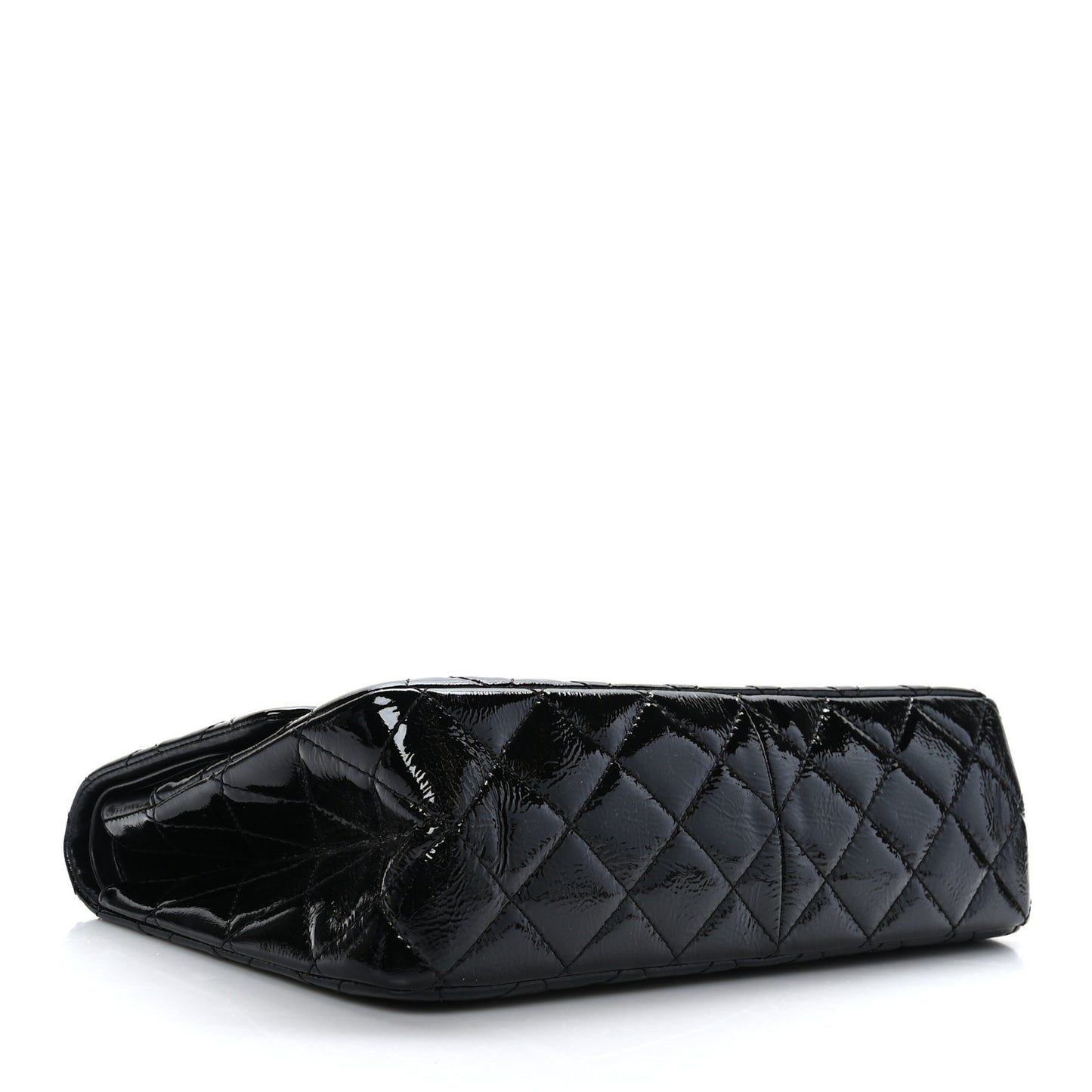 Patent Quilted 2.55 Reissue 226 Flap Black
