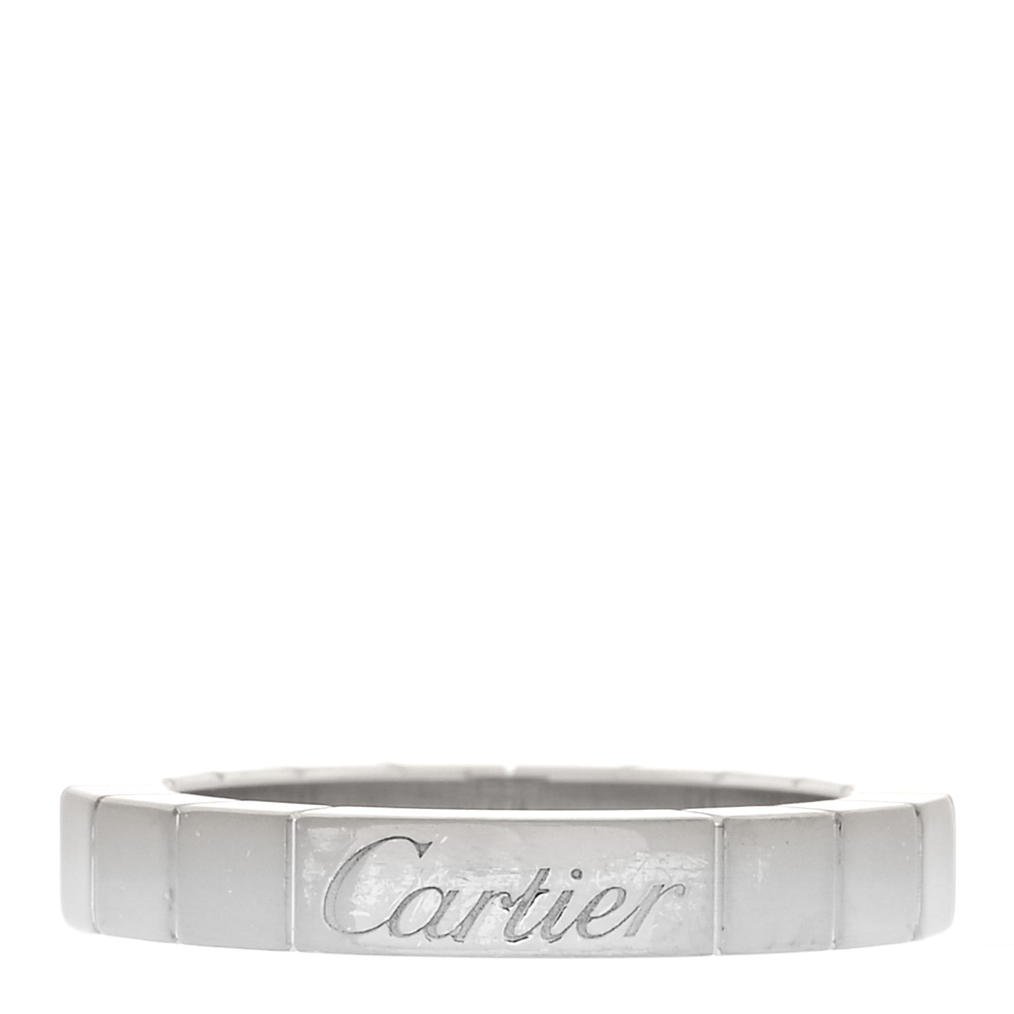 18K White Gold Lanieres Ring 46 3.75