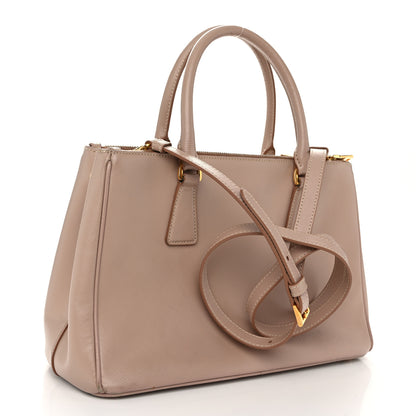 Prada Saffiano Small Galleria Double Zip Tote Cammeo 3 of 12