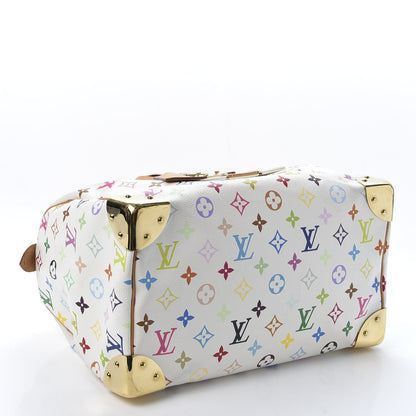 Louis Vuitton Monogram Multicolor Speedy 30 White 3 of 8