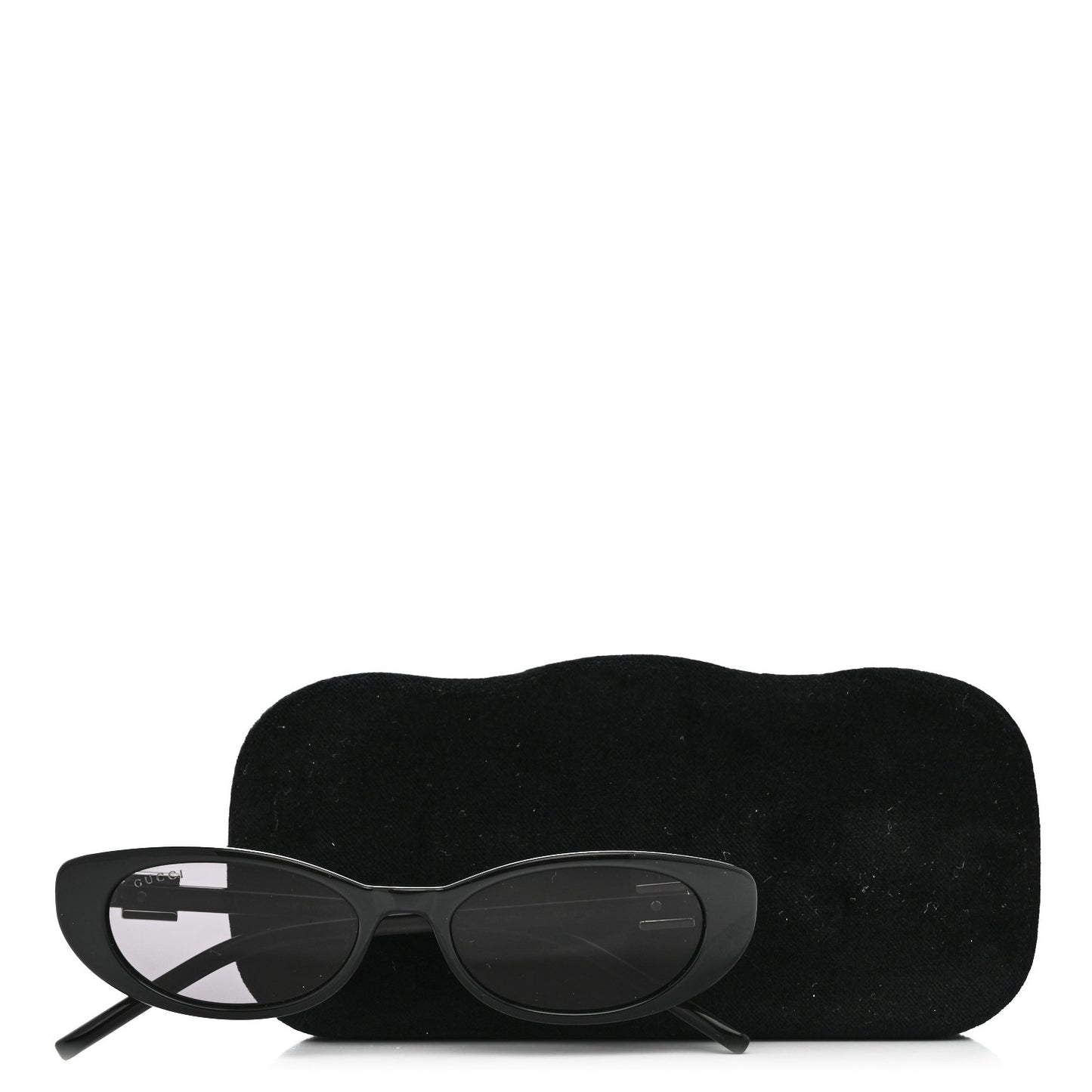 Acetate Oval Sunglasses GG1680S Black