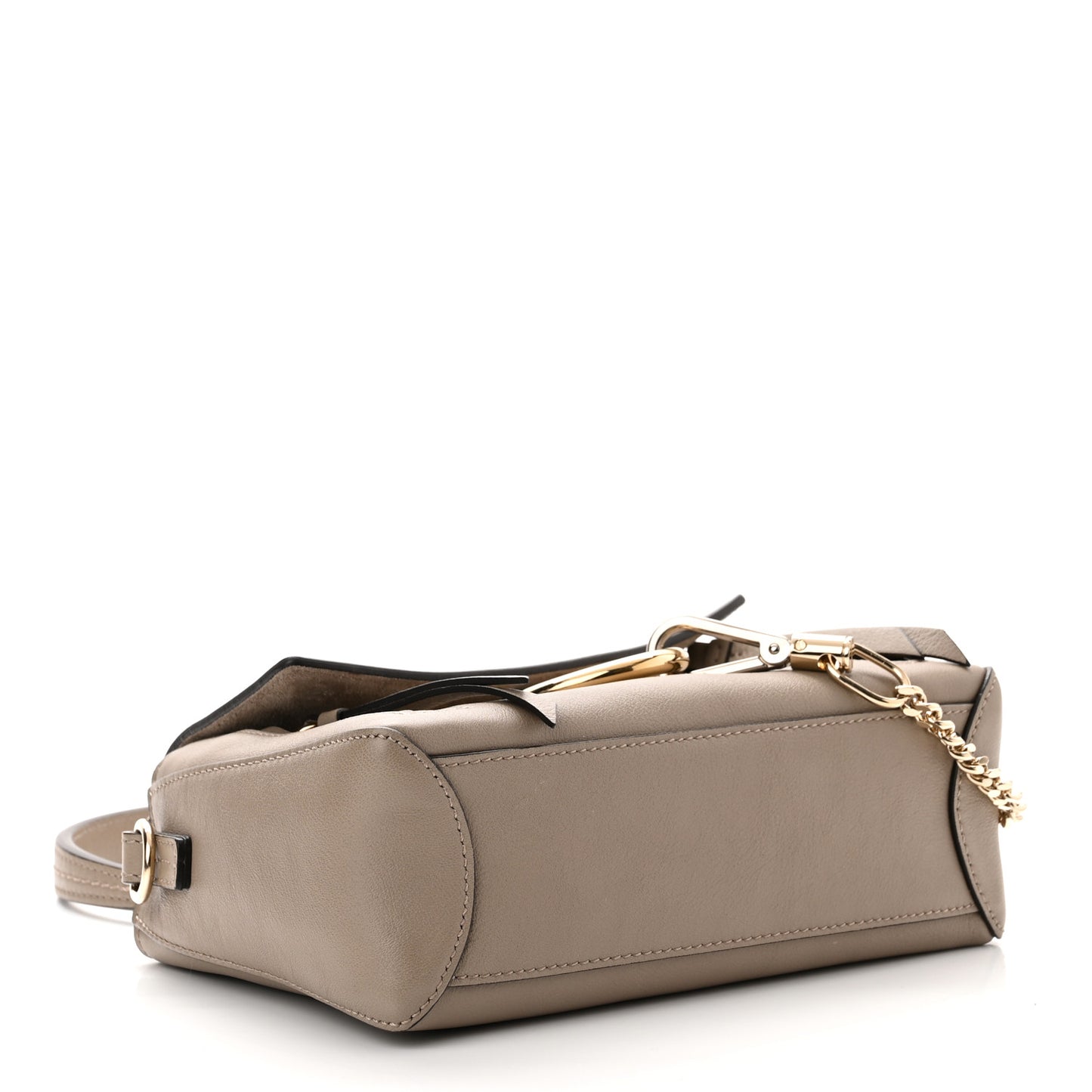 Calfskin Mini Faye Day Shoulder Bag Motty Grey