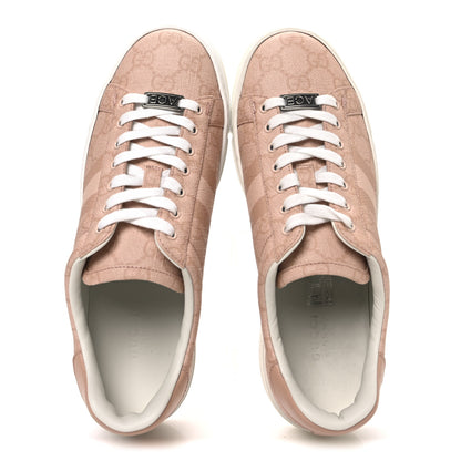 Gucci GG Supreme Tonal Web Womens New Ace Sneakers 37 Pink 2 of 11