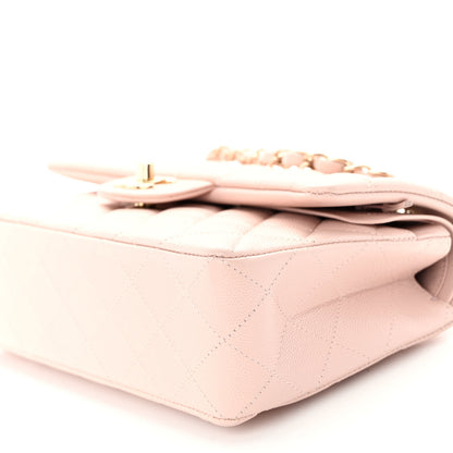 Chanel Caviar Quilted Small Double Flap Light Pink 10 of 10