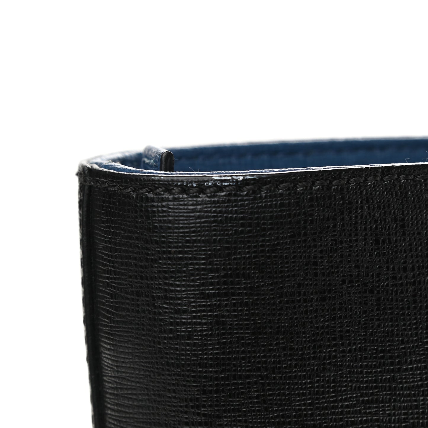 Vitello Elite Cuoio Monster Buggies Medium Roll Tote Black Multicolor Blue Cobalto