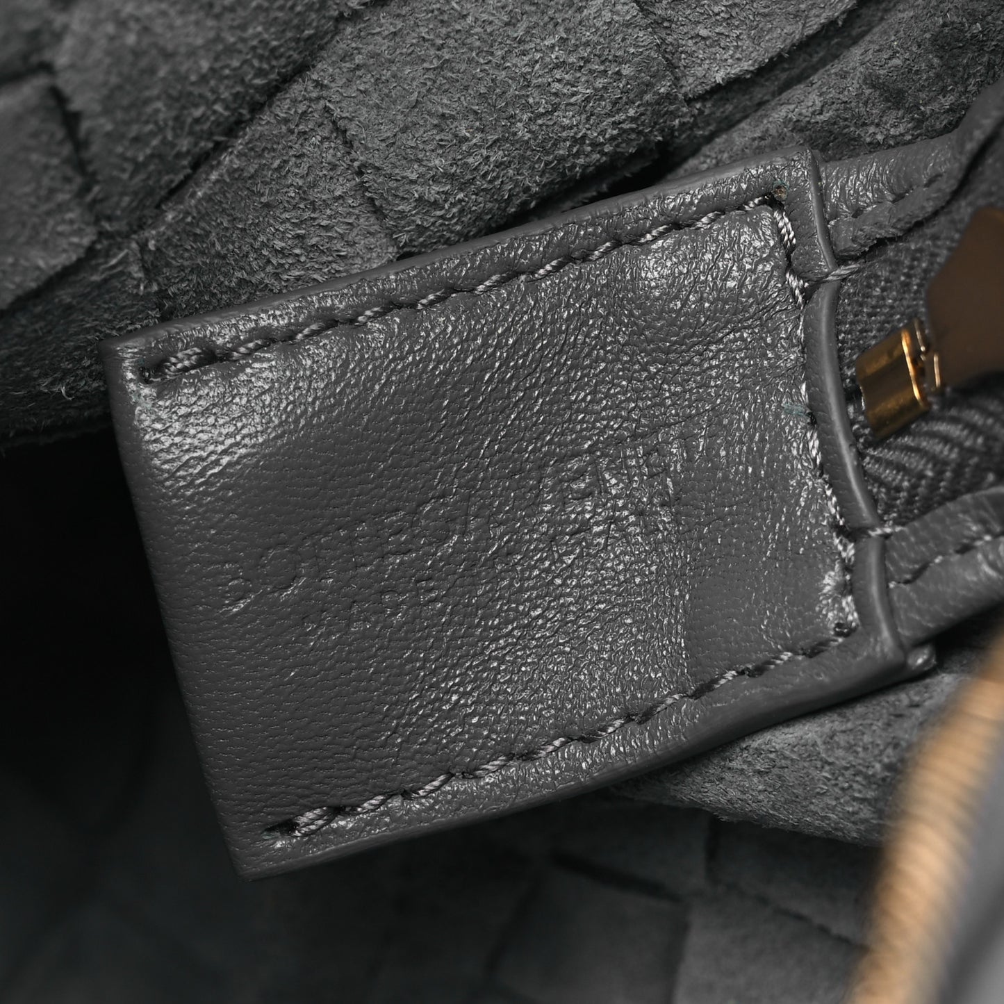 Nappa Intrecciato Mini Loop Camera Bag Thunder