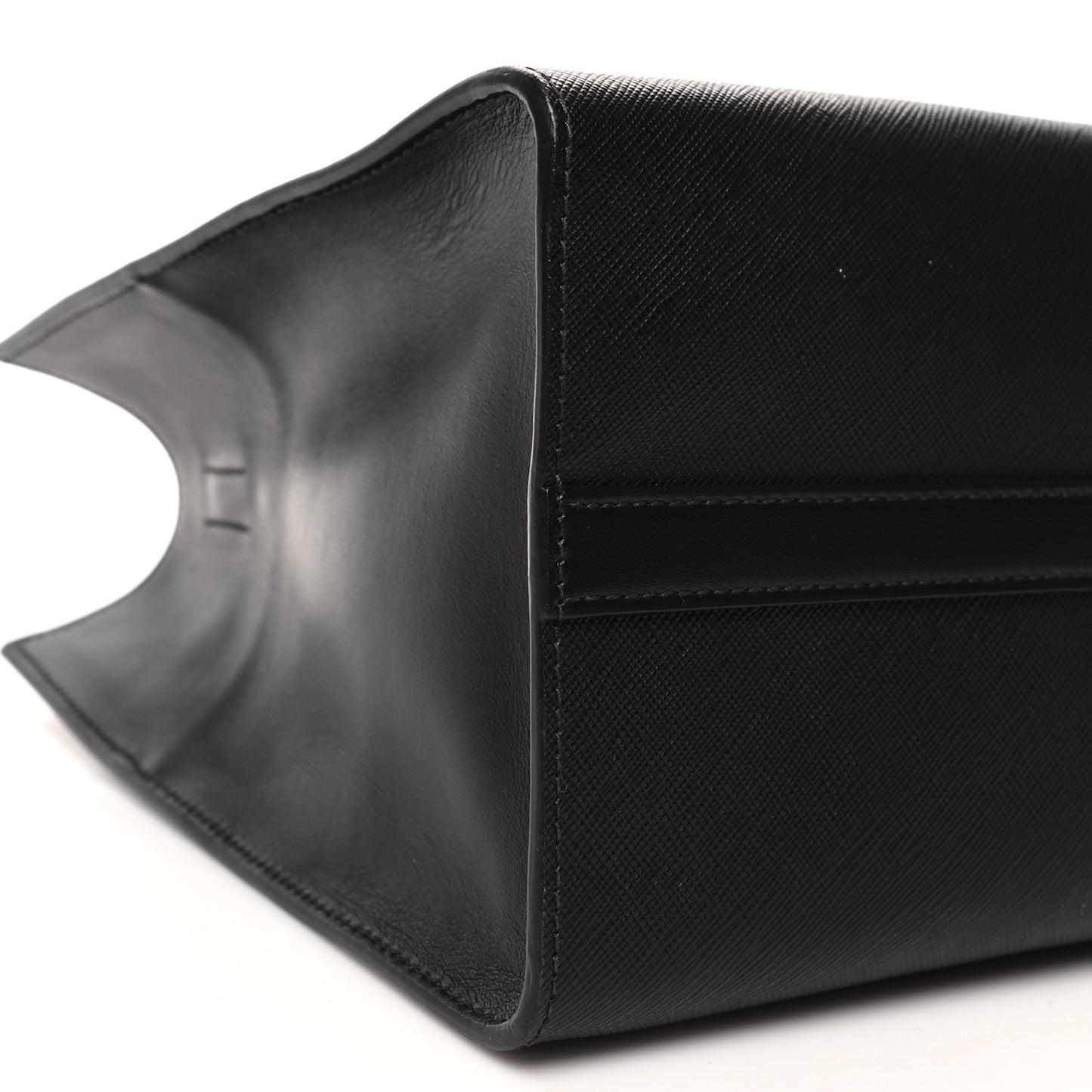 Saffiano Soft Calfskin Tote Black