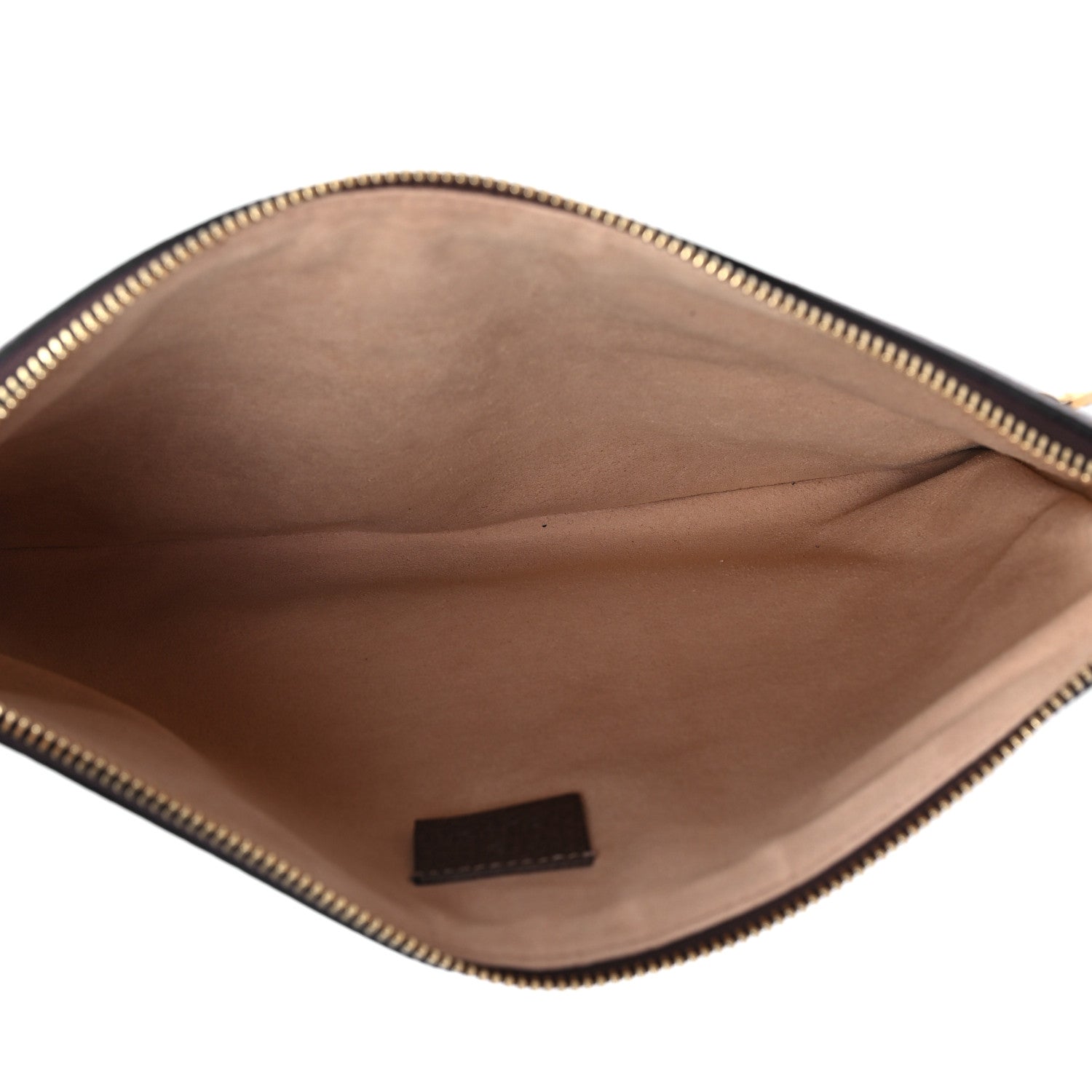 Gucci GG Supreme Monogram Large Ophidia Pouch Clutch Brown 5 of 9