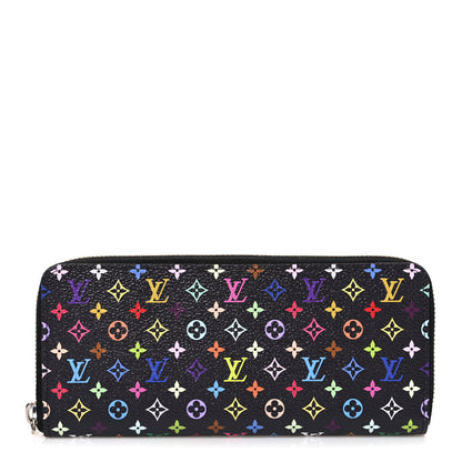 Louis Vuitton LV X TM Monogram Multicolor Clemence Wallet Black 1 of 6