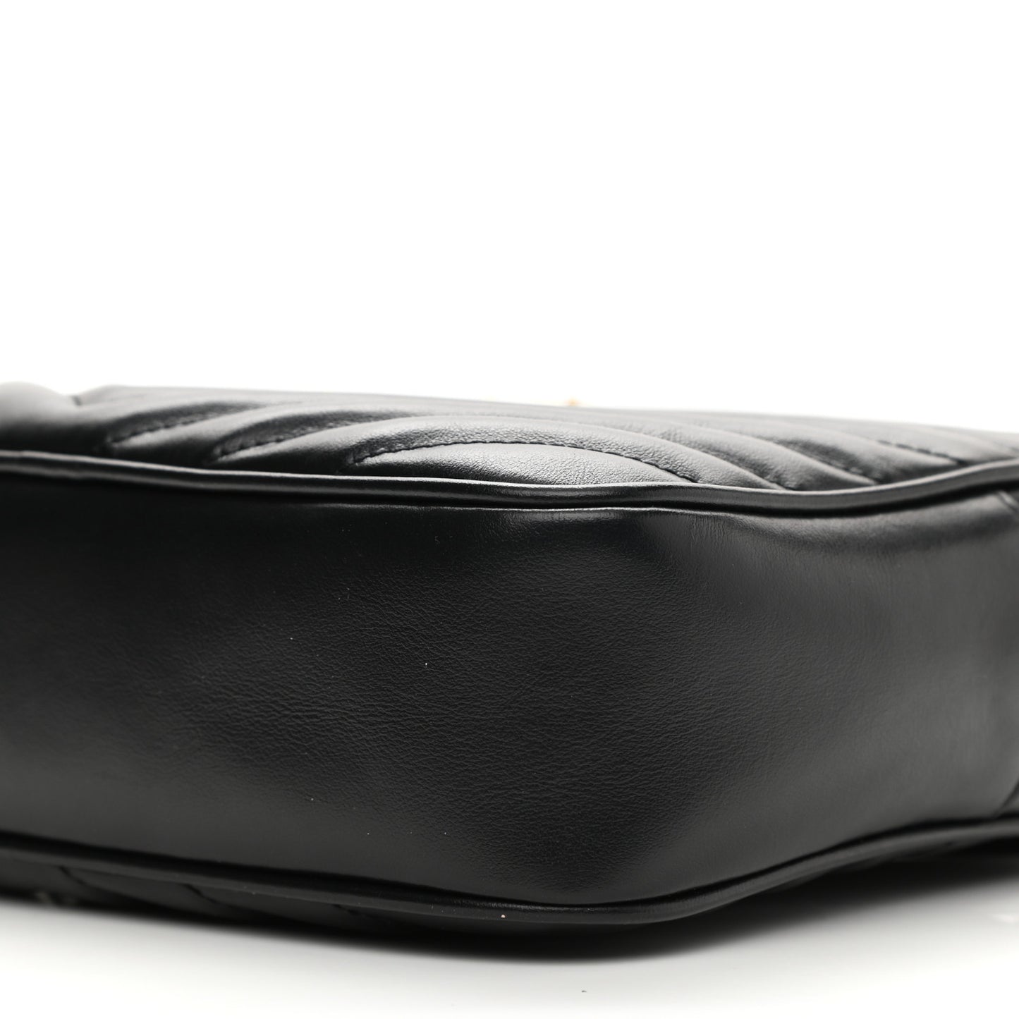 Calfskin Matelasse Monogram Lou Camera Bag Black