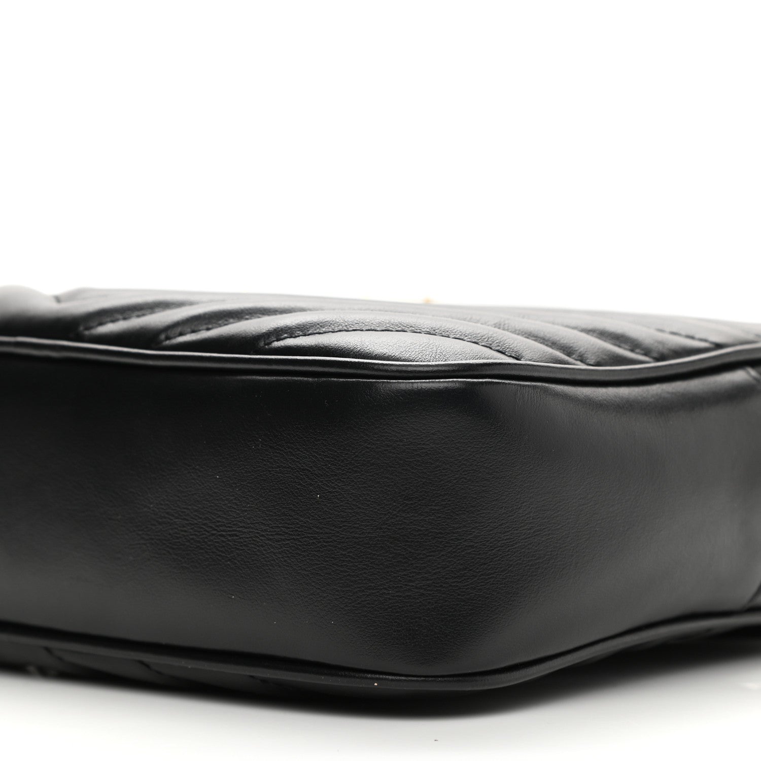 Saint Laurent Calfskin Matelasse Monogram Lou Camera Bag Black 10 of 10