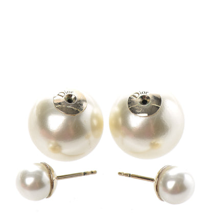 Christian Dior Pearl Mise En Dior Tribal Earrings 3 of 3