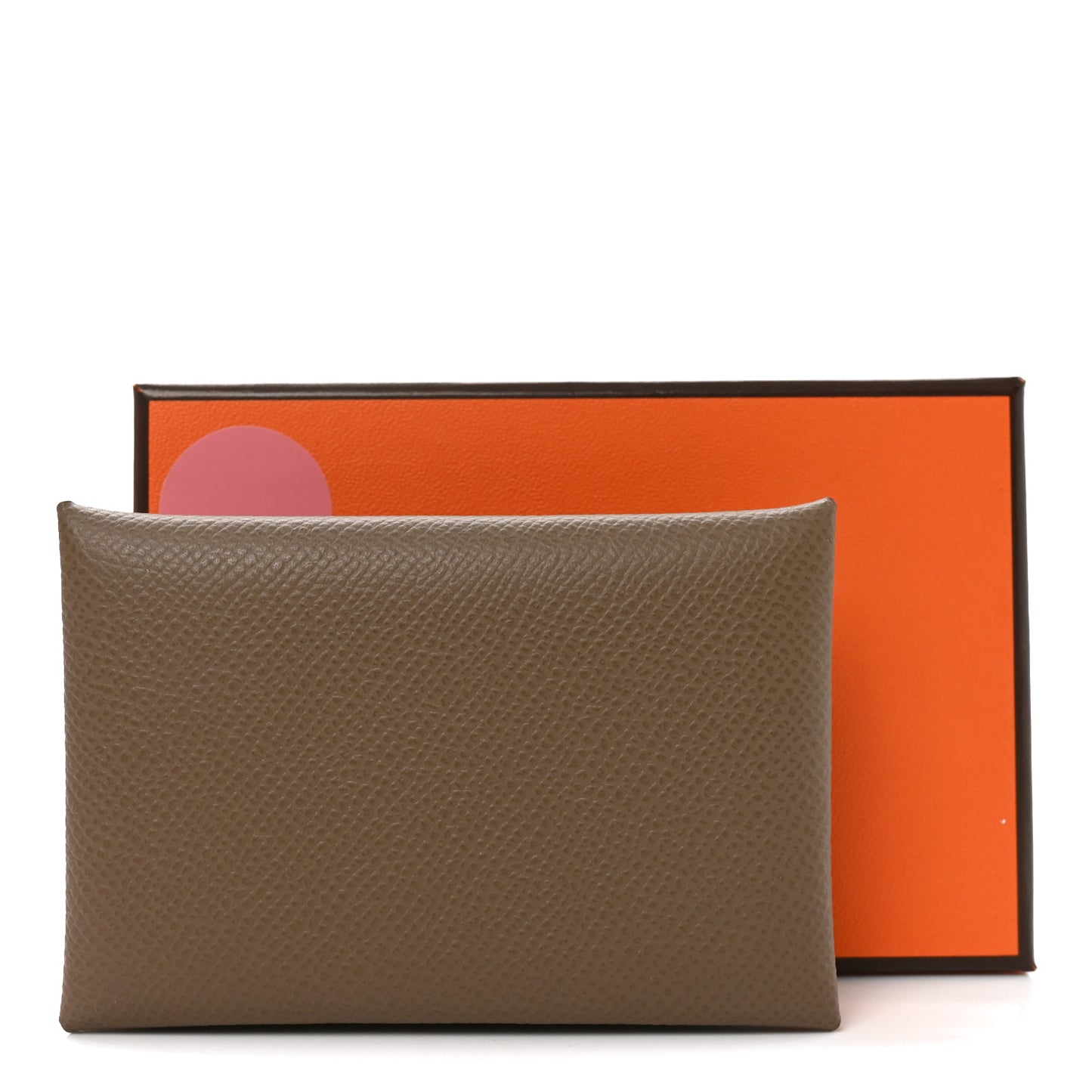 Epsom Calvi Card Case Etoupe