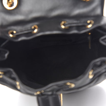 Chanel Lambskin Quilted Mini Urban Spirit Backpack Black 7 of 10