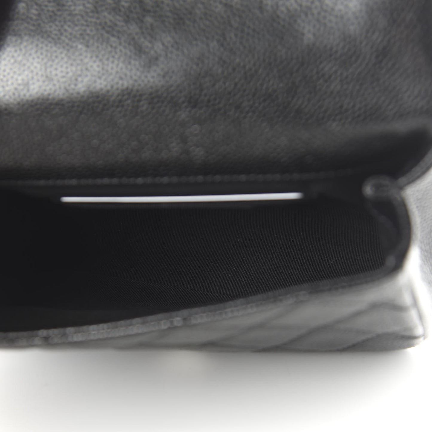 Caviar Quilted Incognito Mini Square Flap Black