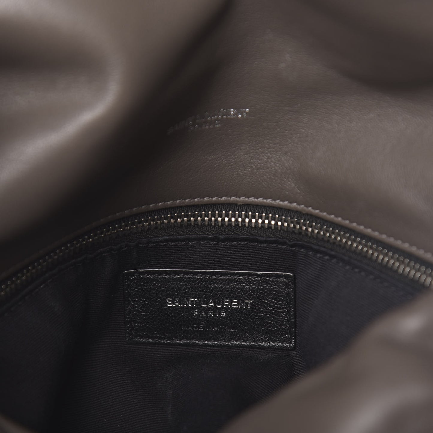 Calfskin Y Quilted Monogram Medium Loulou Chain Satchel Concrete