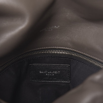 Saint Laurent Calfskin Y Quilted Monogram Medium Loulou Chain Satchel Concrete 6 of 9