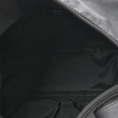 Fendi Calfskin Nylon FF Logo Embossed Changing Bag Black 6 of 12