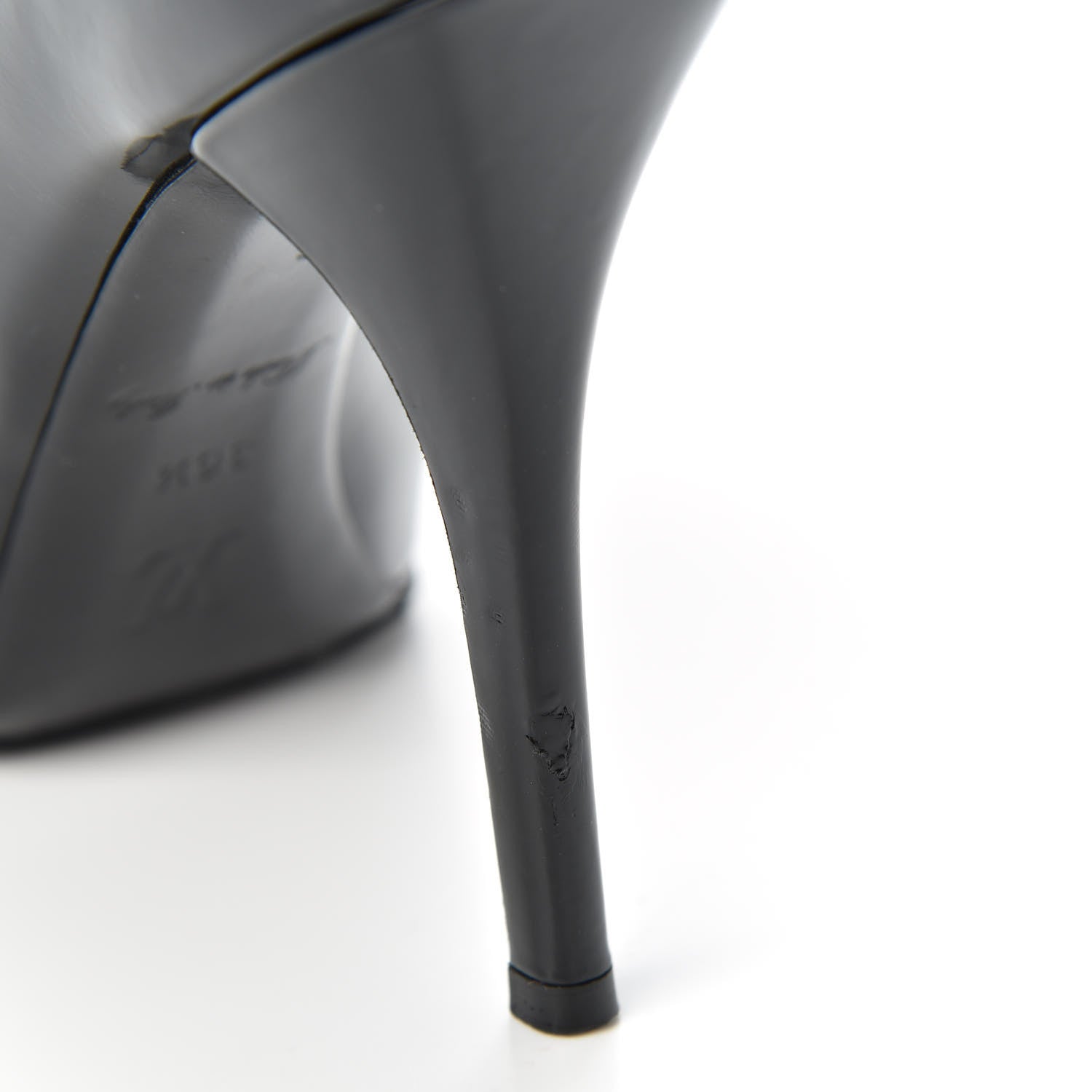 Louis Vuitton Patent Oh Really Peep Toe Pumps 36.5 Black 11 of 12