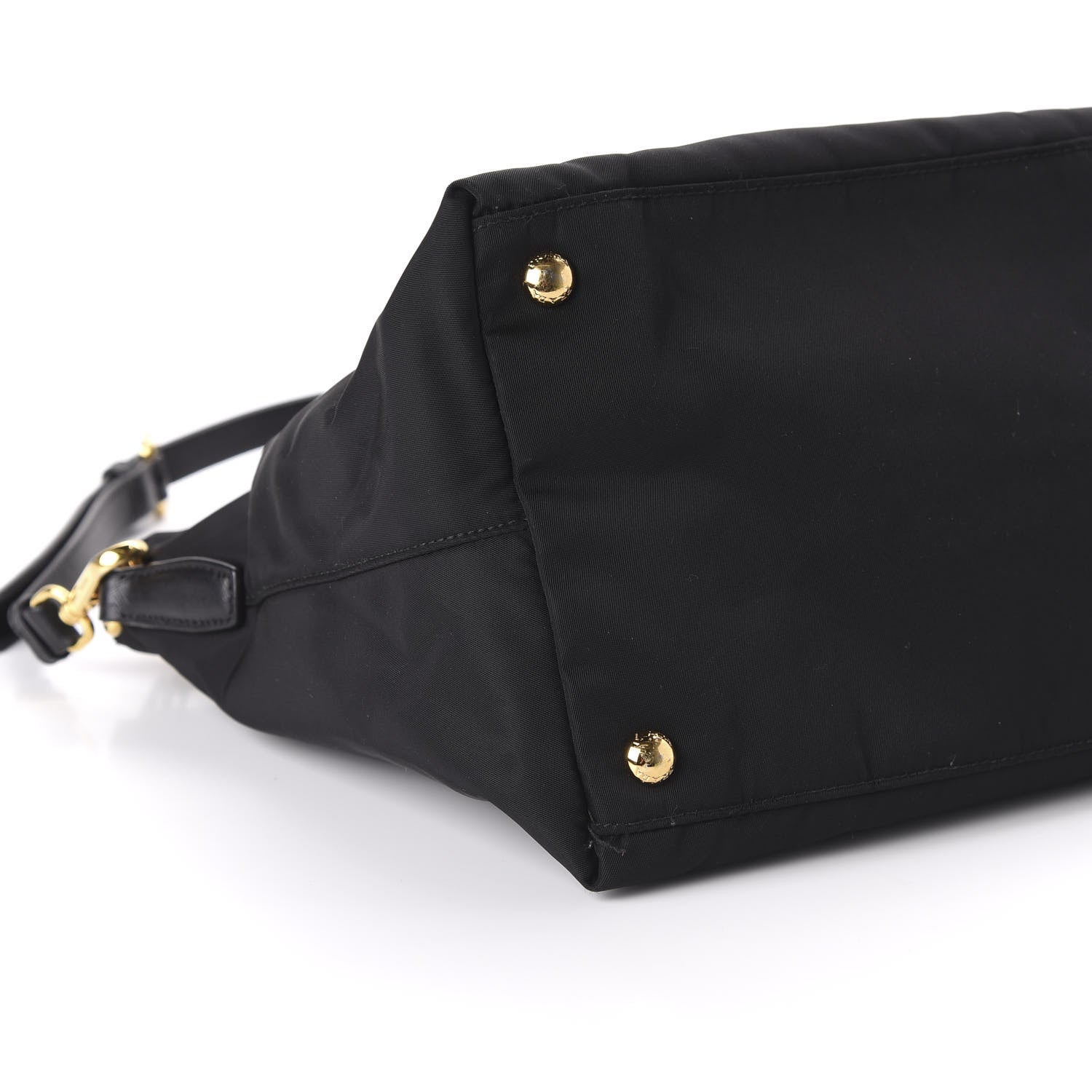 Prada Saffiano Tessuto Nylon Tote Black 6 of 9