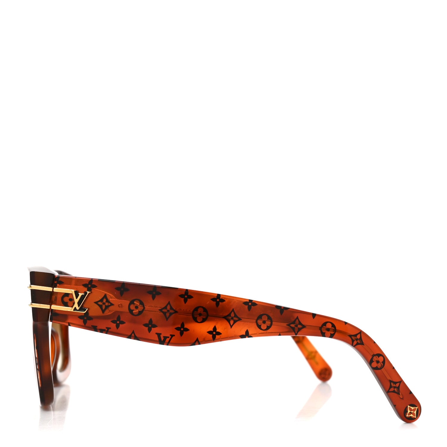 Louis Vuitton Acetate Blade Sunglasses Z1483W Tortoise 3 of 7